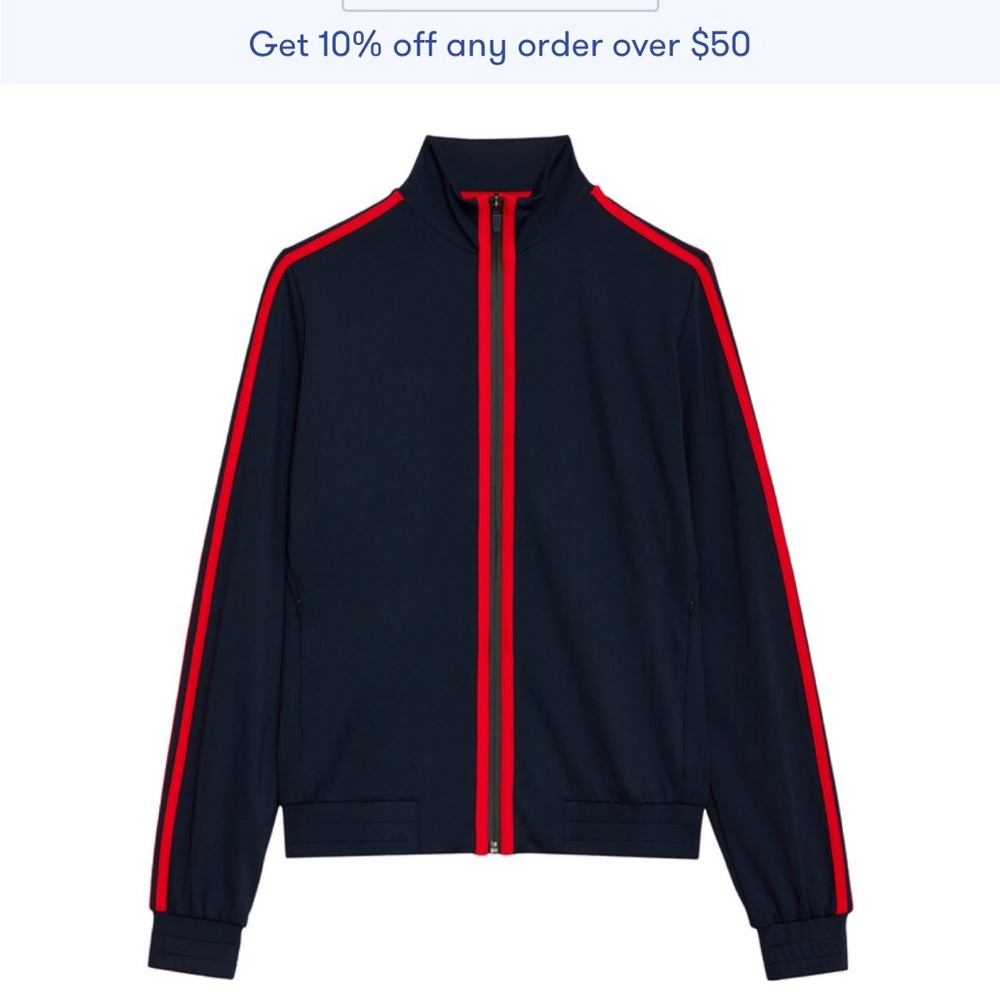 Splits59 - women’s fox tech flex jacket indigo poppy blue and red sz M